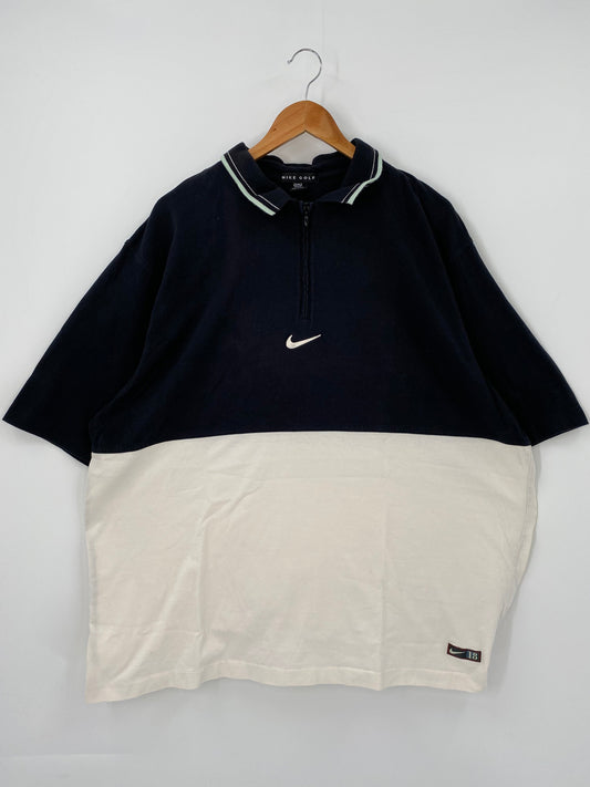 00' NIKE GOLF Size XXL Vintage Half Zip Up T-shirt / A6601