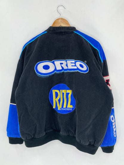 Vintage NASCAR OREO Size Approx.XL Racing Jacket / 5598