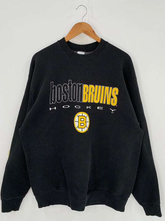 90’s BOSTON BRUINS Made in USA Size XL NHL Sweat-Shirts / K3776