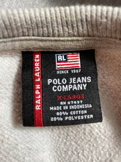 00' POLO RALPH LAUREN JEANS Size XL Vintage Sweat-Shirt / A1801
