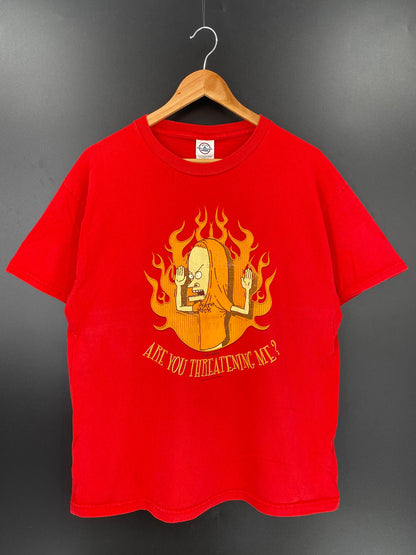 2004 BEAVIS AND BUTT HEAD Size L Vintage T-Shirt / A3787