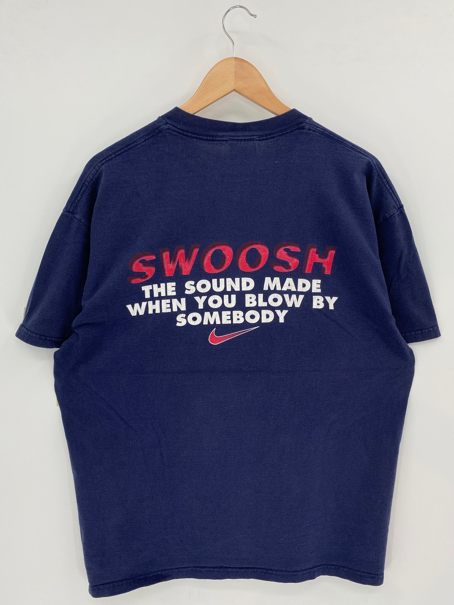 90's NIKE LOGO Made in USA Size L Vintage T-shirt / k2749