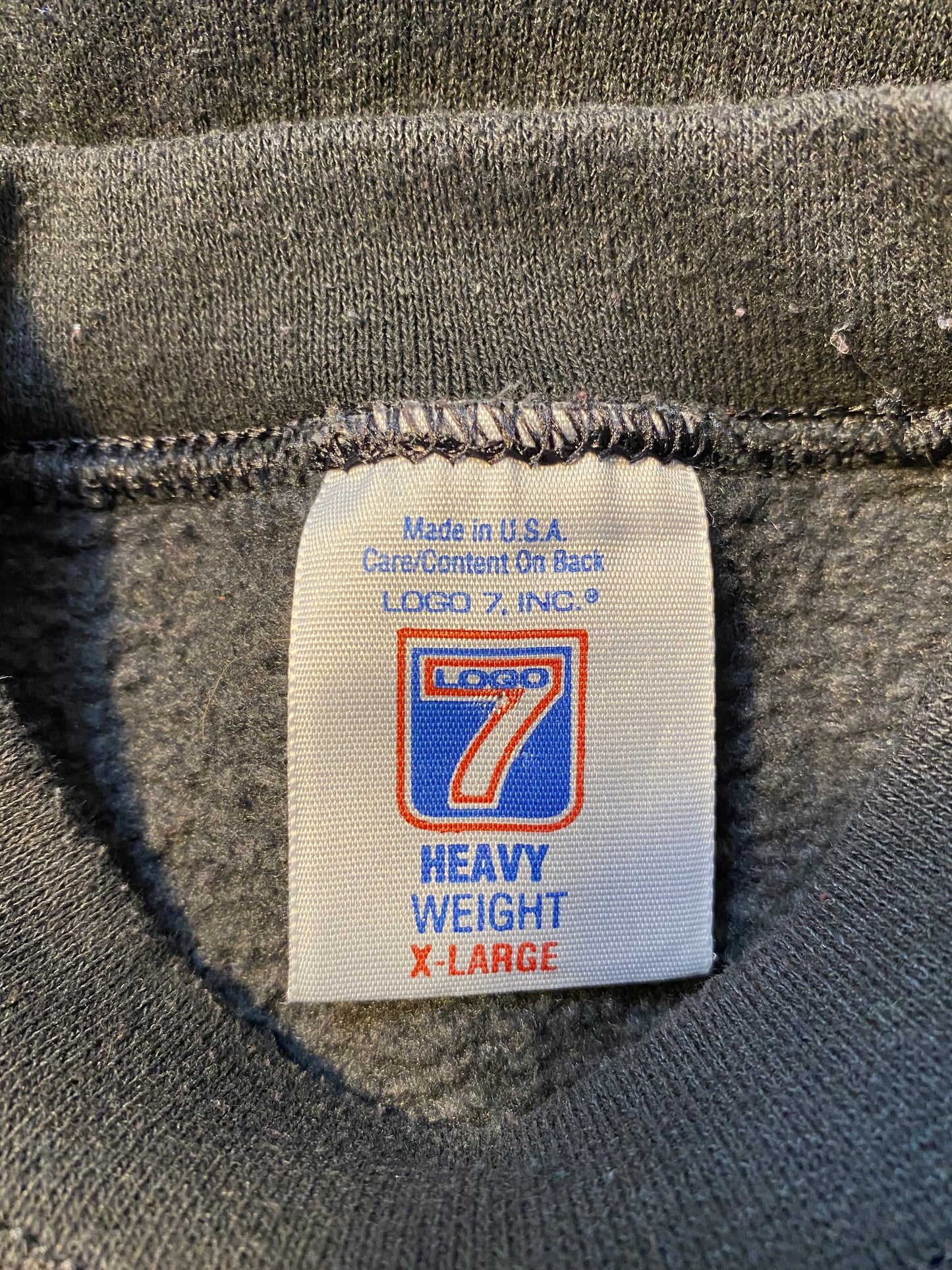 1997' SUPER BOWL NEW ORLIEANS Made in USA Size XL Vintage NFL Sweat shirt / K3096