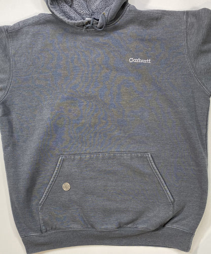 Vintage CARHARTT Size L Hoodie Sweat-Shirt / K5506