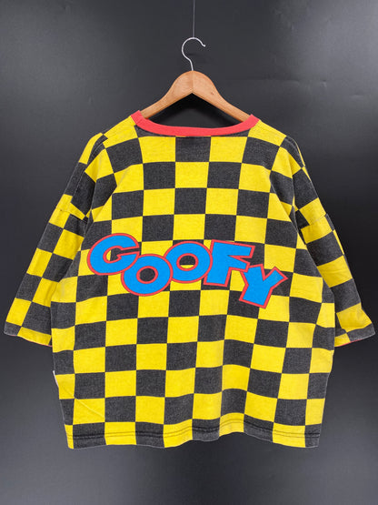 90’s DISNEY GOOFY Made in USA Size L-XL Vintage T-Shirts / k595