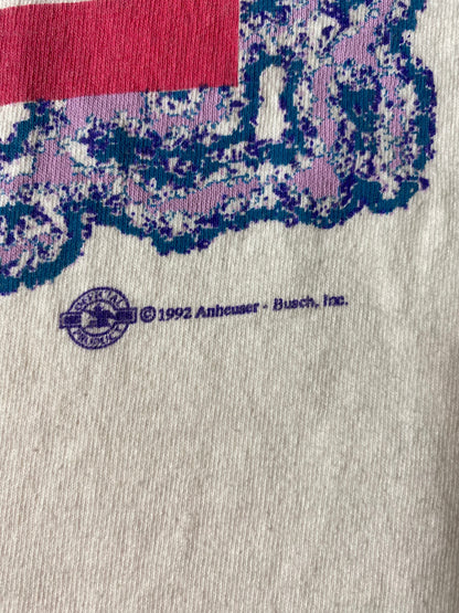1992 BUDWEISER Made in USA Size XL Vintage T-Shirts / A4081