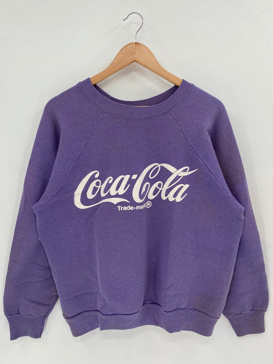 80’s COCA COLA Size No tag (Approx.M) Sweat-Shirts / k2450