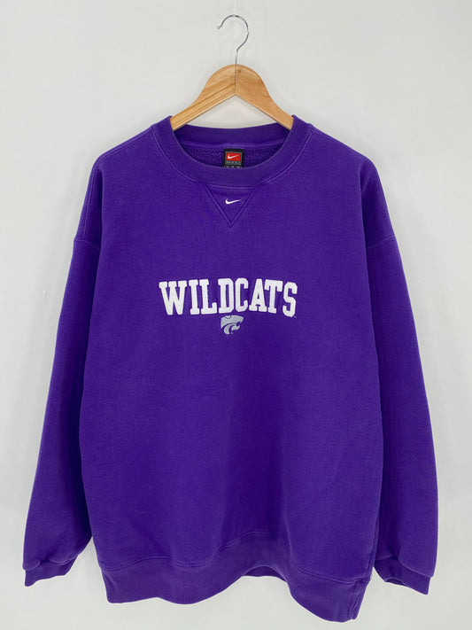 90's NIKE Wildcats Size XL Vintage Sweat-shirt / 6238