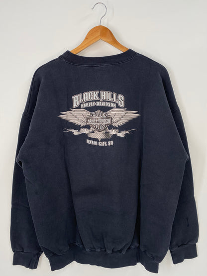 90’s HARLEY DAVIDSON Made in USA Size XL Vintage Sweat-Shirt / K3906