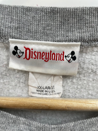 2001 DISNEY LAND Made in USA Size XXL Vintage Sweat-shirt / E3211S
