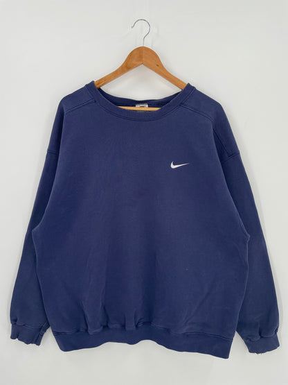 90’s NIKE MINI SWOOSH Made in USA Size XL Vintage Sweat-shirt / A1335