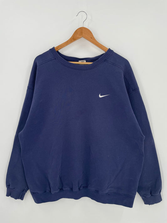 90’s NIKE MINI SWOOSH Made in USA Size XL Vintage Sweat-shirt / A1335