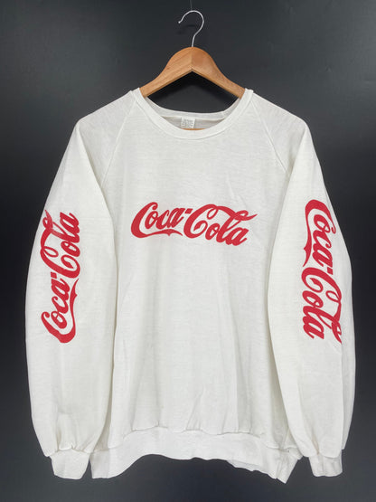 80's COCA-COLA Made in USA Size XL Vintage Sweat-Shirt / E3498S