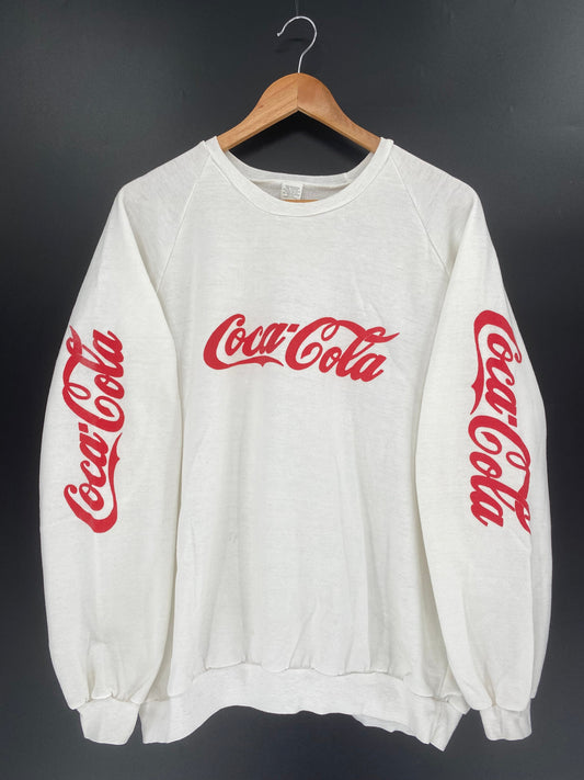 80's COCA-COLA Made in USA Size XL Vintage Sweat-Shirt / E3498S