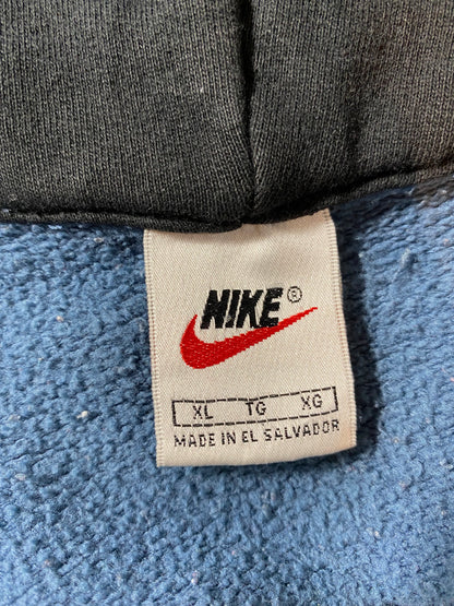 90’s NIKE MINI SWOOSH Size XL Vintage Half-zip Hoodie  Sweat-shirt / K2309
