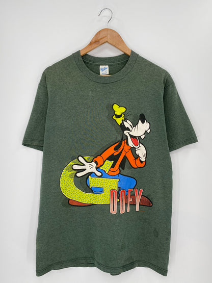 80’s DISNEY GOOFY Made in USA Size L Vintage T-Shirt / K6878