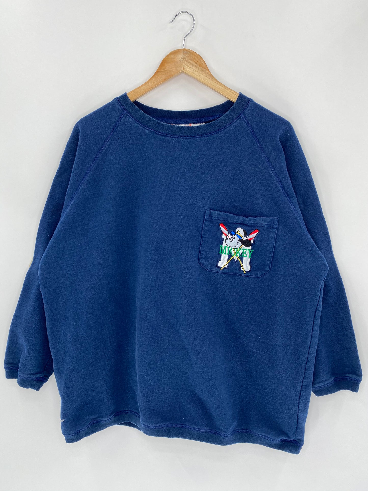 90’s Disney Mickey Size L-XL Vintage Sweat-Shirt / 5606