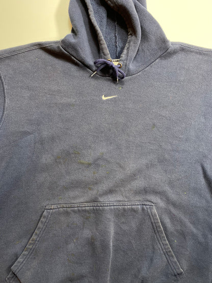 90’s NIKE Center Swoosh Size XL Vintage Hoodie Sweat-shirt / 7204