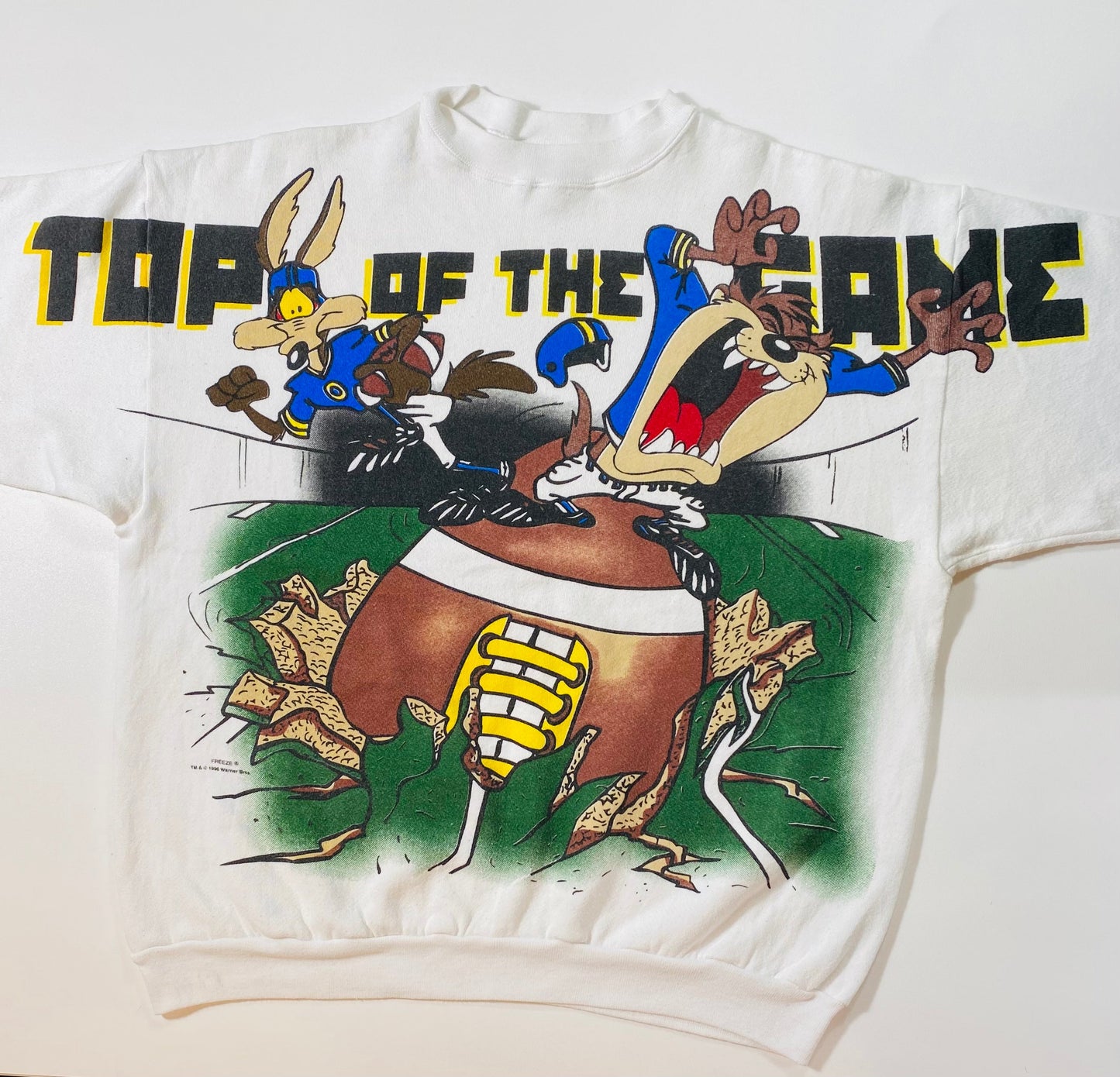 90's WARNER BROS. LOONEY TUNES Made in USA Size XL Vintage Sweat-shirt / K7164