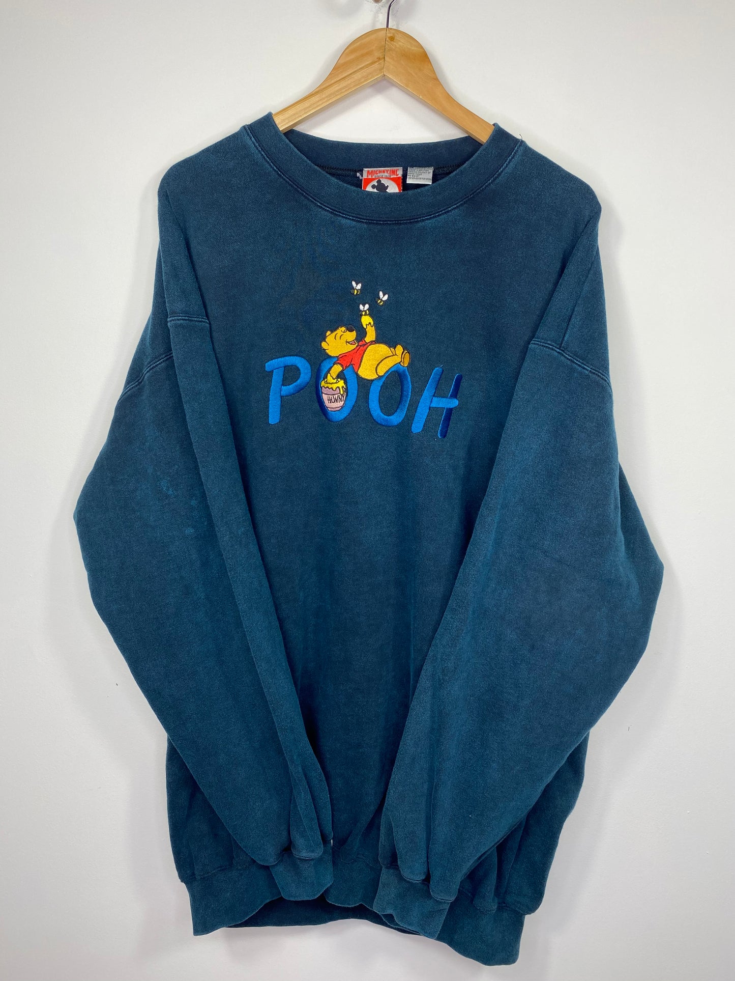 90’s Disney POOH Big Shape Vintage Sweat-Shirt / 5080