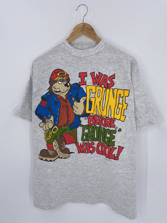 90's BEAR Size M Vintage T-Shirt/ K5730