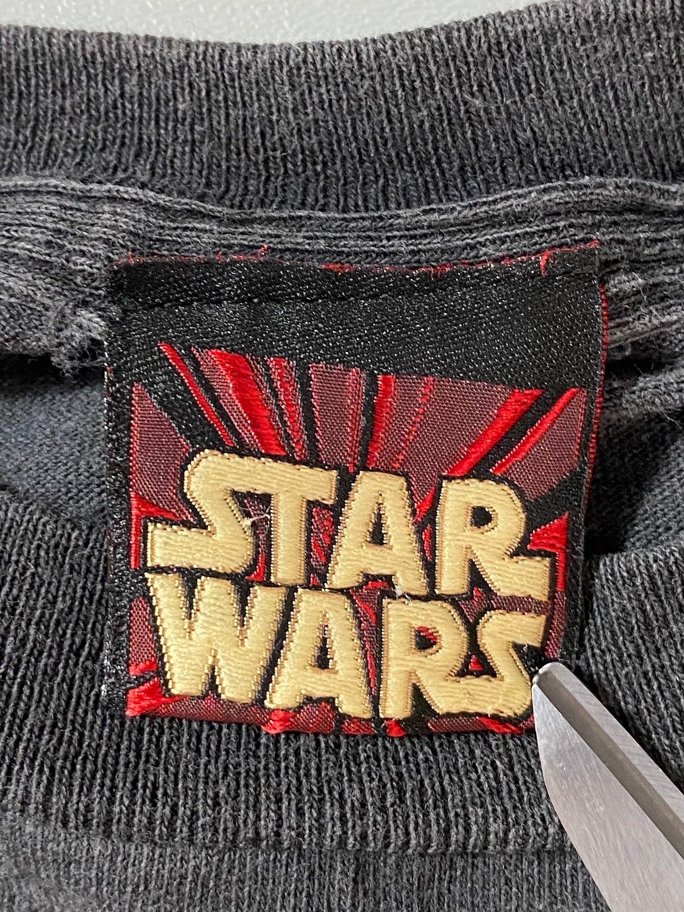 00' DISNEY STAR WARS EPISODE 1 Made in USA Size M Vintage T-Shirt / K9920