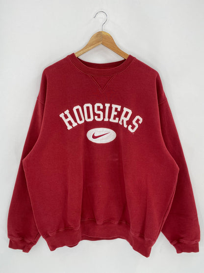 90’s NIKE HOOSIERS Size L Vintage Sweat-shirt / 7527