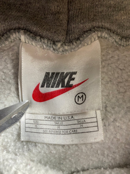 90’s NIKE CENTER SWOOSH Made in USA Size M Vintage Hoodie Sweat-shirt / K2129