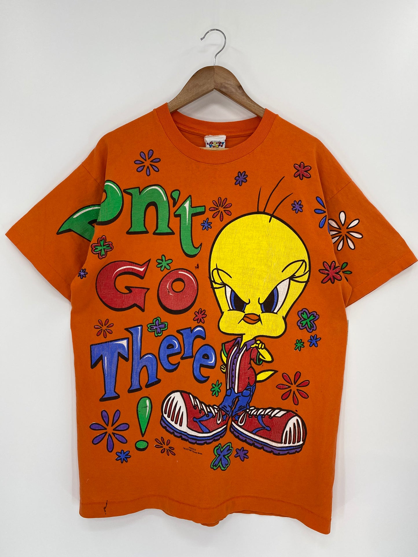 1996 LOONEY TUNES TWEETY Size XL Vintage T-Shirt / 8775