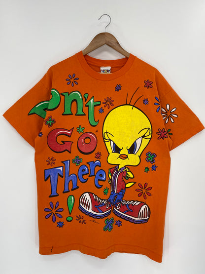 1996 LOONEY TUNES TWEETY Size XL Vintage T-Shirt / 8775