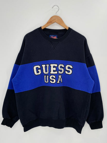 00' GUESS JEANS Size M Vintage Sweat-Shirt / 9360