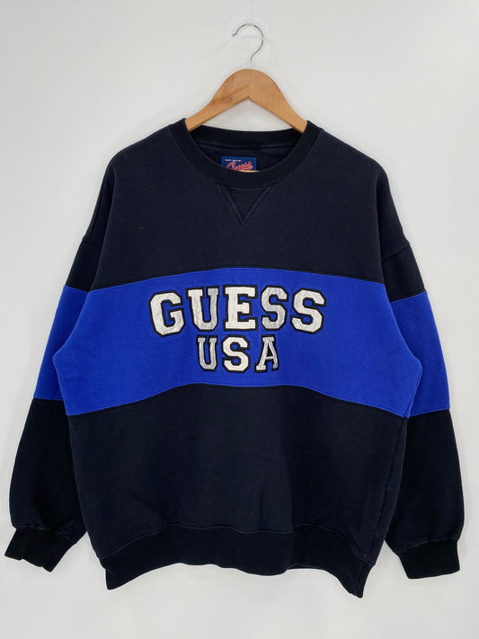 00' GUESS JEANS Size M Vintage Sweat-Shirt / 9360