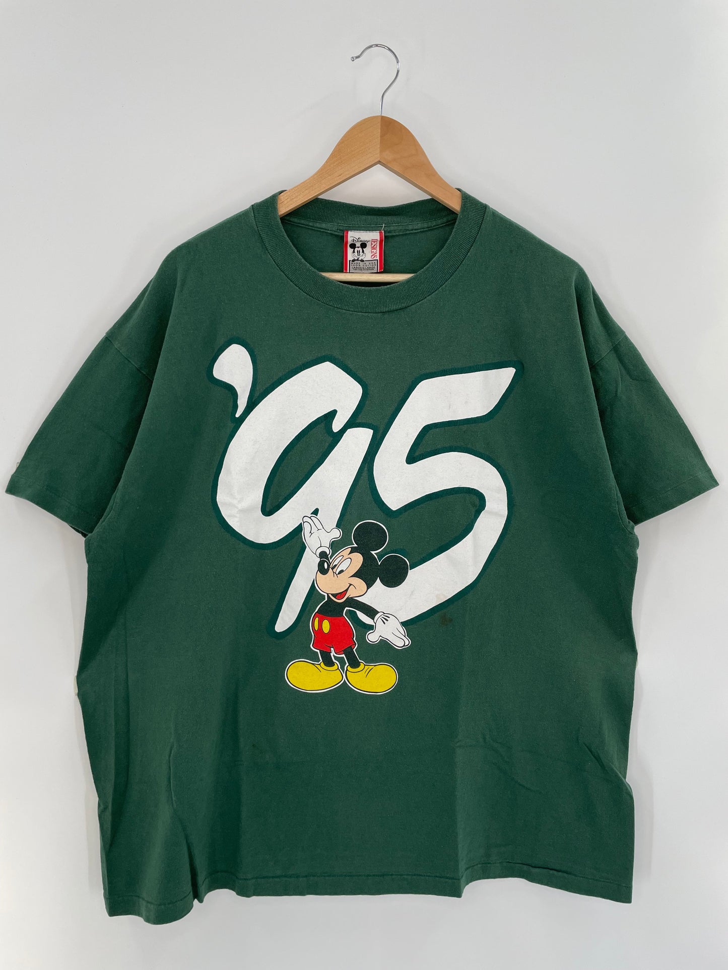 90’s DISNEY MICKEY Made in USA Size L-XL Vintage T-Shirt / E3752T