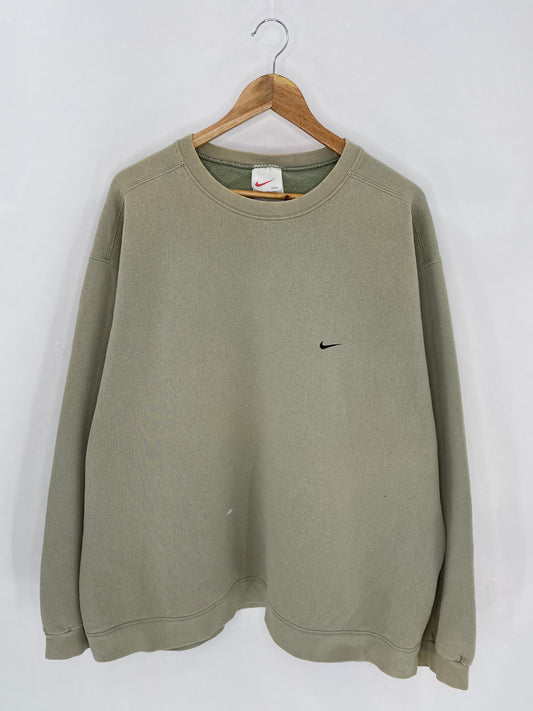 90’s NIKE Mini Swoosh Made in USA Size XXL Vintage Sweat-shirt / 6990