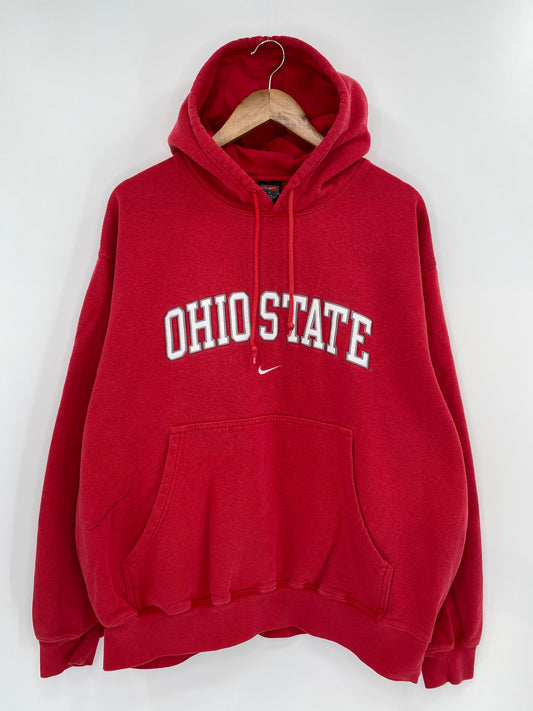 90’s NIKE OHIO STATE Size L Vintage Hoodie Sweat-shirt /8835