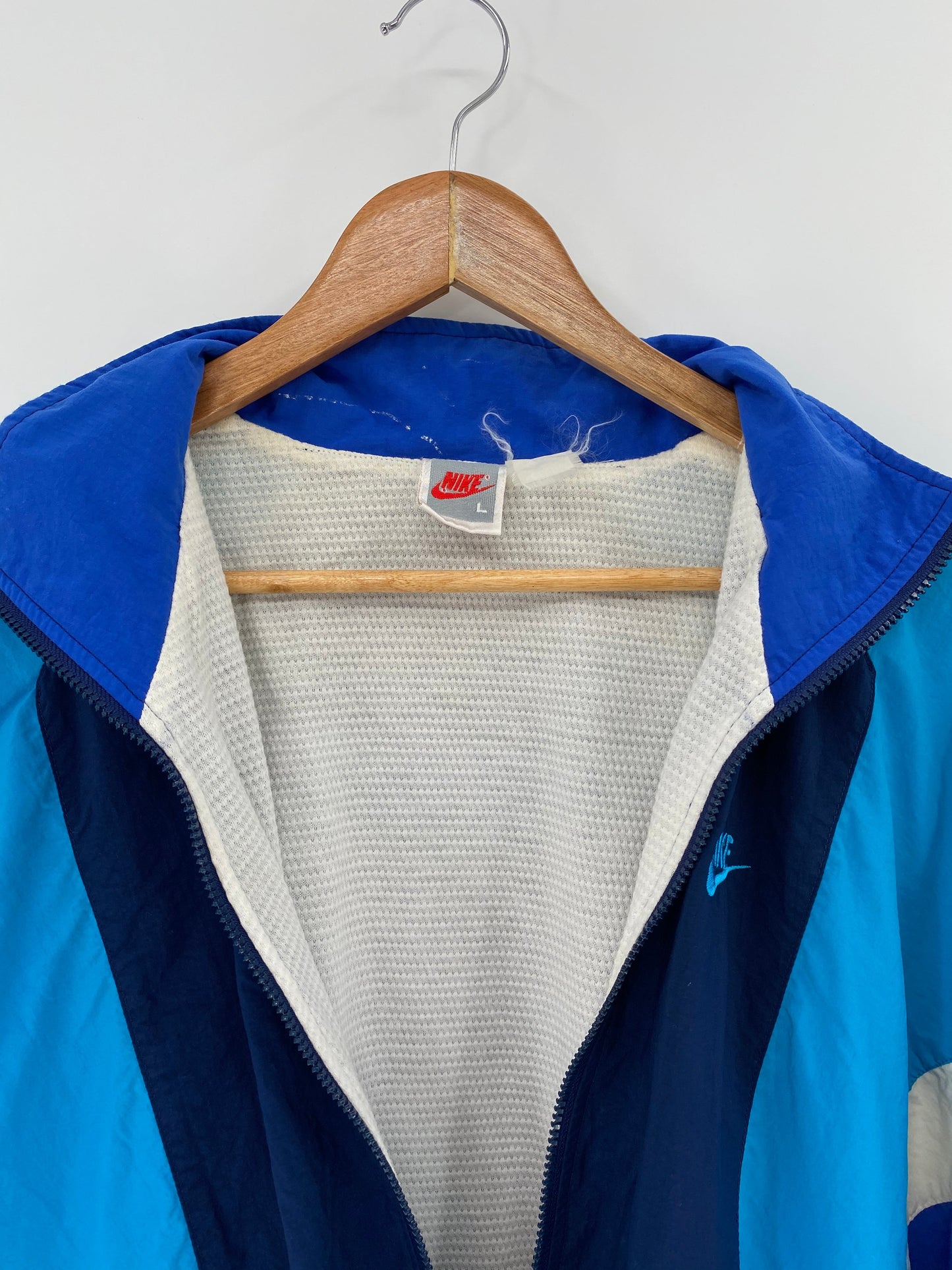 90’s NIKE Silver Tag Size L Vintage Nylon Jacket / E543