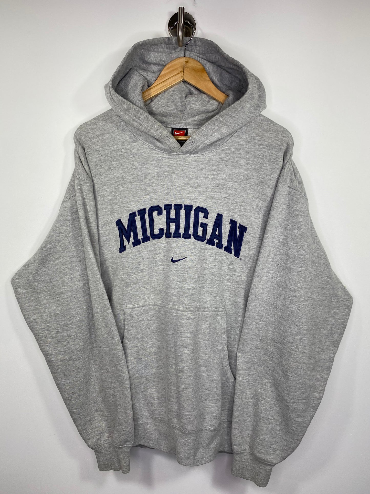 90’s NIKE MICHIGAN Size XL Vintage Hoodie Sweat-Shirt / 5253