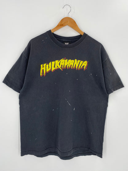 2002 HULKAMANIA Size XL Vintage WWE T-shirt / 8325