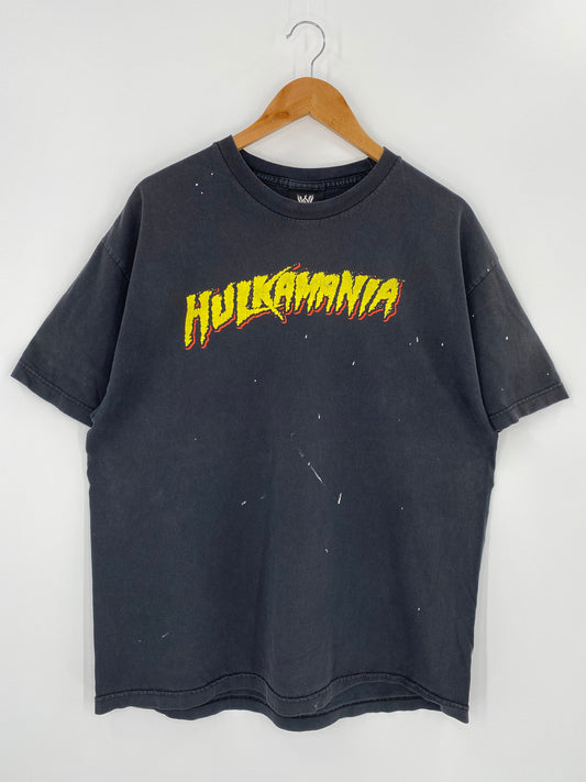 2002 HULKAMANIA Size XL Vintage WWE T-shirt / 8325