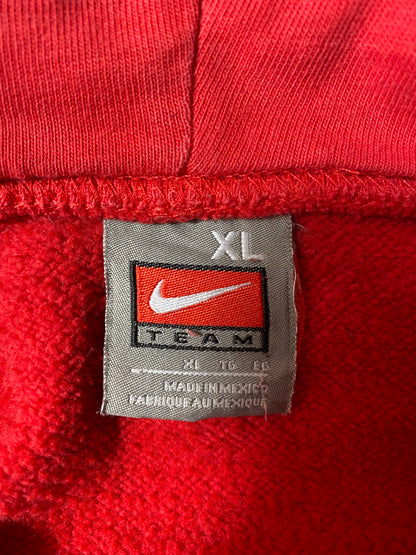 00’ NIKE RUTGERS Size L Vintage Hoodie Sweat-Shirts / K2572