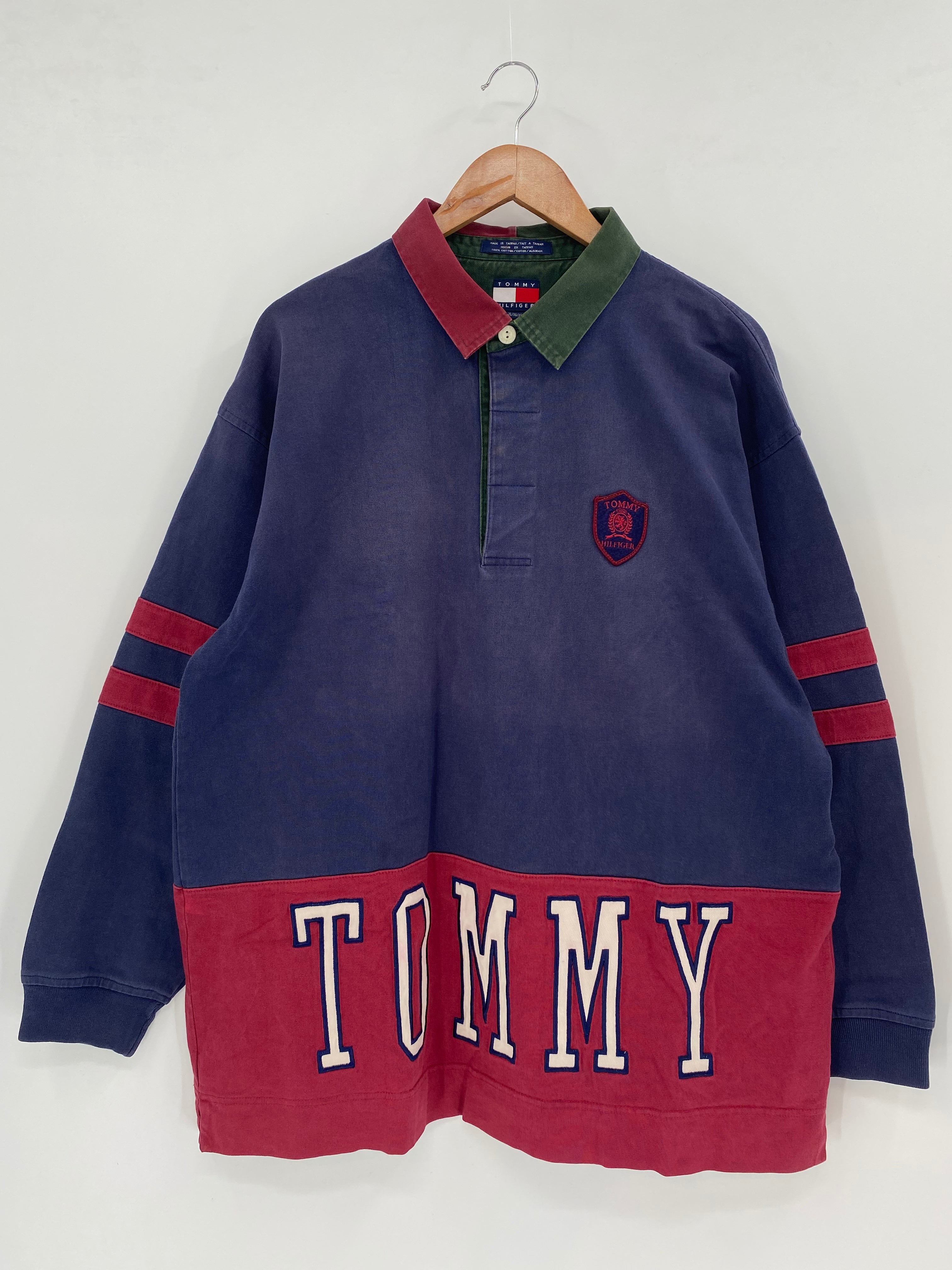 Vintage 00s Baby Tommy Hilfiger USA Rugby Shirt - Small Cotton– Domno  Vintage