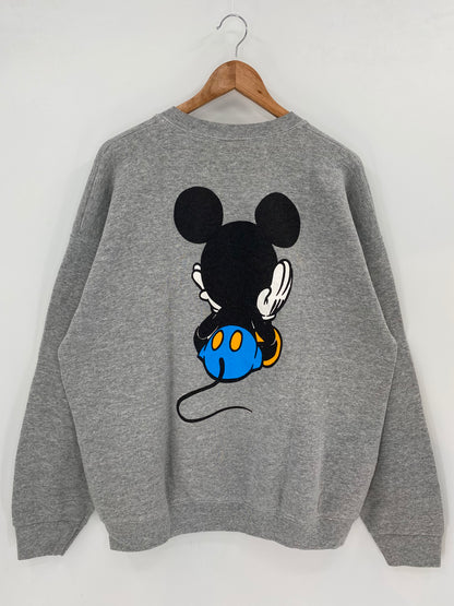 90’s DISNEY MICKEY Made in USA Size XL Vintage Sweat-shirt / K2973