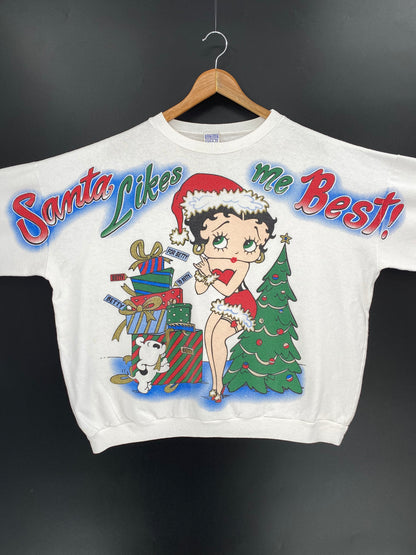 90's BETTY Made in USA Size 18/20W (Approx. XXL) Vintage Sweat-shirt / 8483