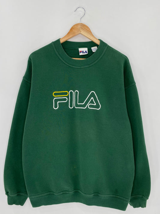 90’s FILA Size L Vintage Sweat-Shirt   / 5843