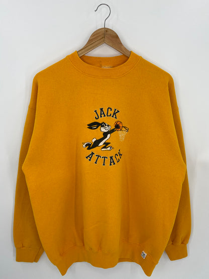 90’s Jack Attack Made in USA Size L Vintage Sweat-shirt / 6728