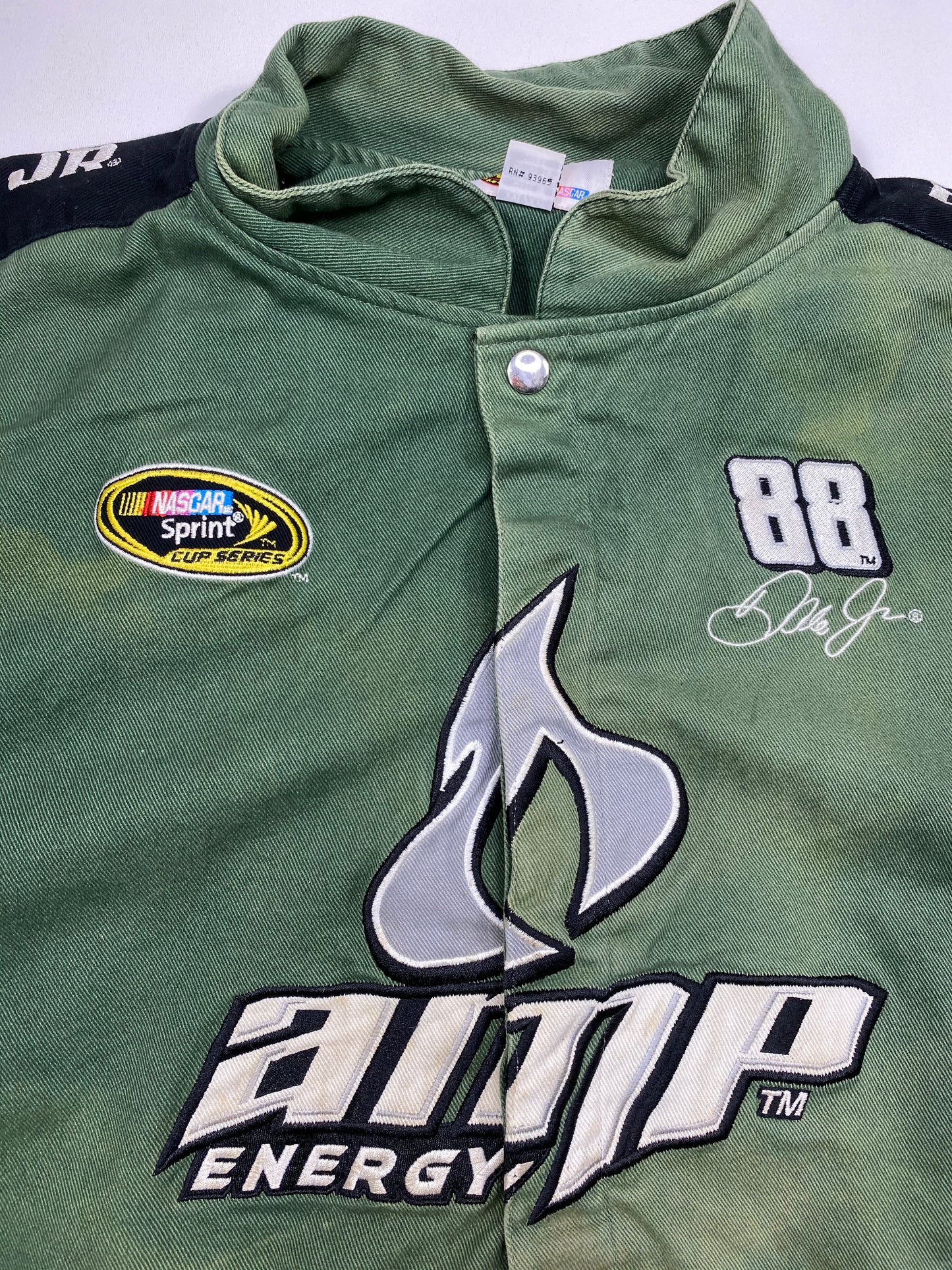 Vintage NASCAR amp Faded Size XL Racing Jacket / 5472