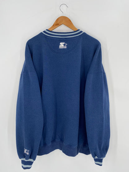 00' STARTER DALLAS COWBOYS Size XXL Vintage NFL Sweat-Shirt / 9433