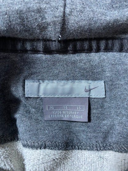 00’ NIKE MINI SWOOSH Size XL Vintage Hoodie Half-zip Sweat-Shirts / A4677