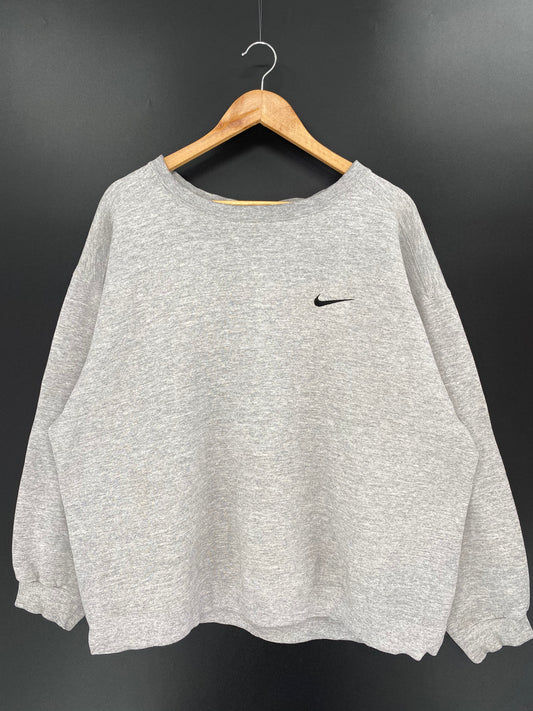 90’s NIKE Mini Swoosh Made in USA Size L Vintage Sweat-shirt /8907