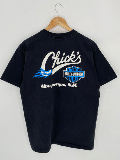 1993 HARLEY DAVIDSON Made in USA Size L Vintage T-Shirts / 6198